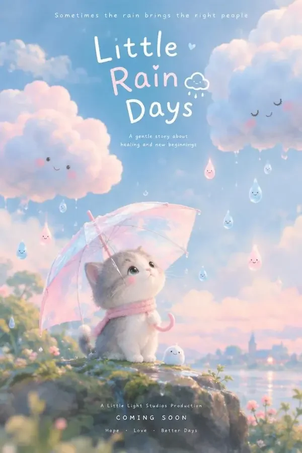 成人AI漫剧 - 会下雨的猫咪 短剧封面